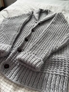Hand Knit Cozy Cardigan